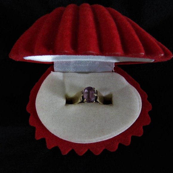 Vintage Amethyst Ring 10K AS IS - Picture 10 of 12